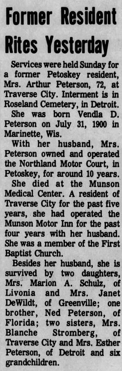 Letherby Motel (Munson Motor Inn) - Mon Apr 17 1972 Former Owner Passes Away (newer photo)